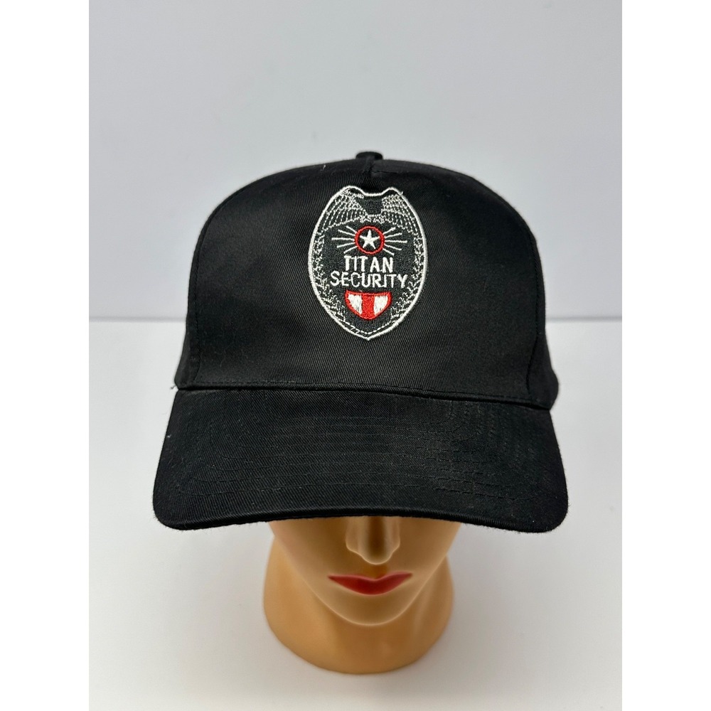 Nissin Titan Security Hat Trucker Cap Black Snapback V5